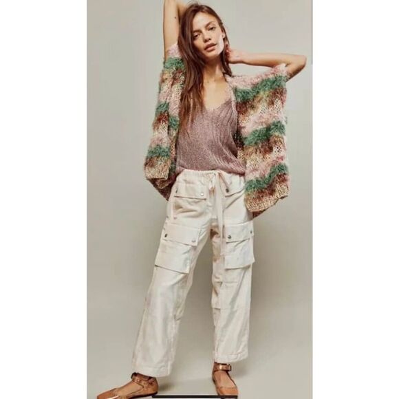 Free People Fairytale Knit Cocoon Kimono Size OS - Picture 1 of 8